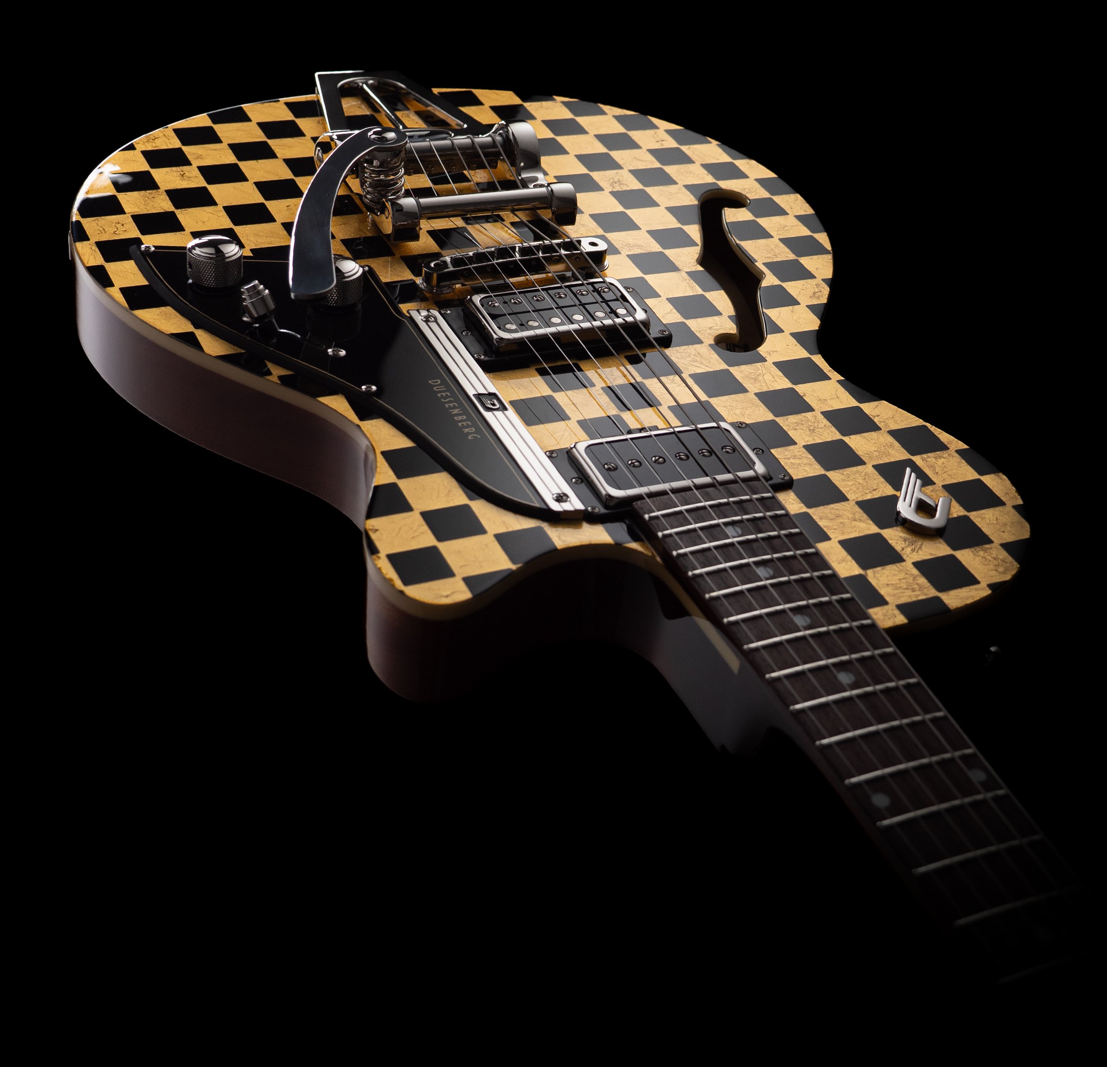 Duesenberg Starplayer CBR 30th Anniversary Checkerboard Gold