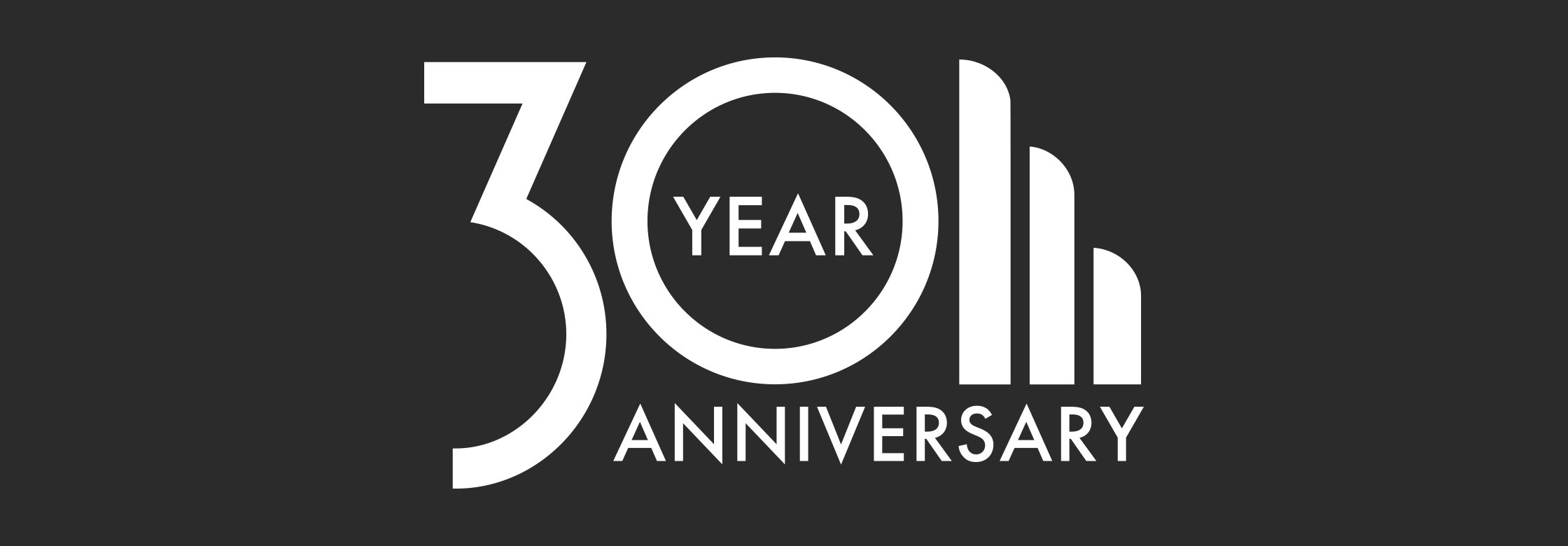 Logo for the Duesenberg 30 Year Anniversary
