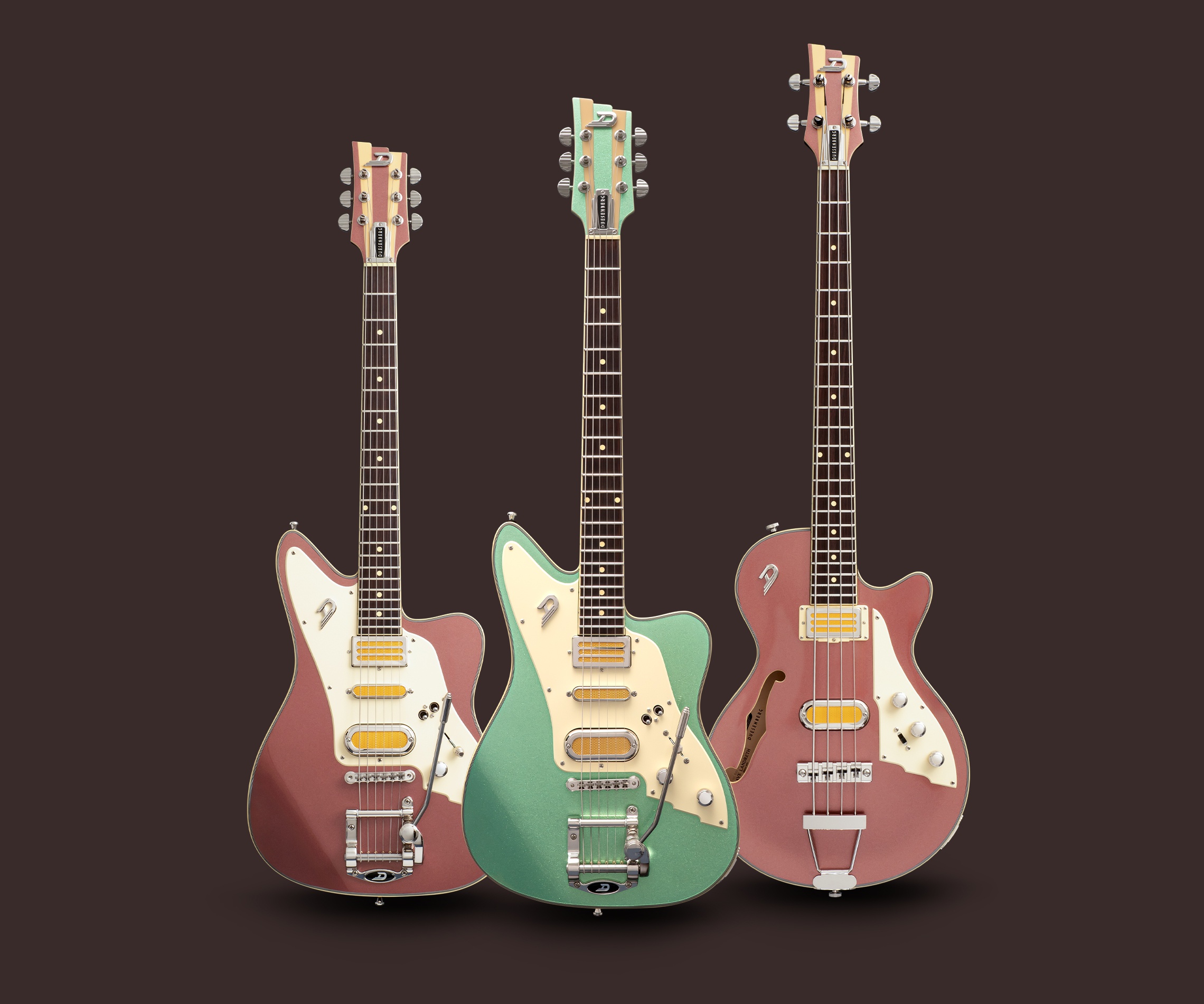 Product photo of the Duesenberg Alliance Series Bros. Landreth Guitar and Bass