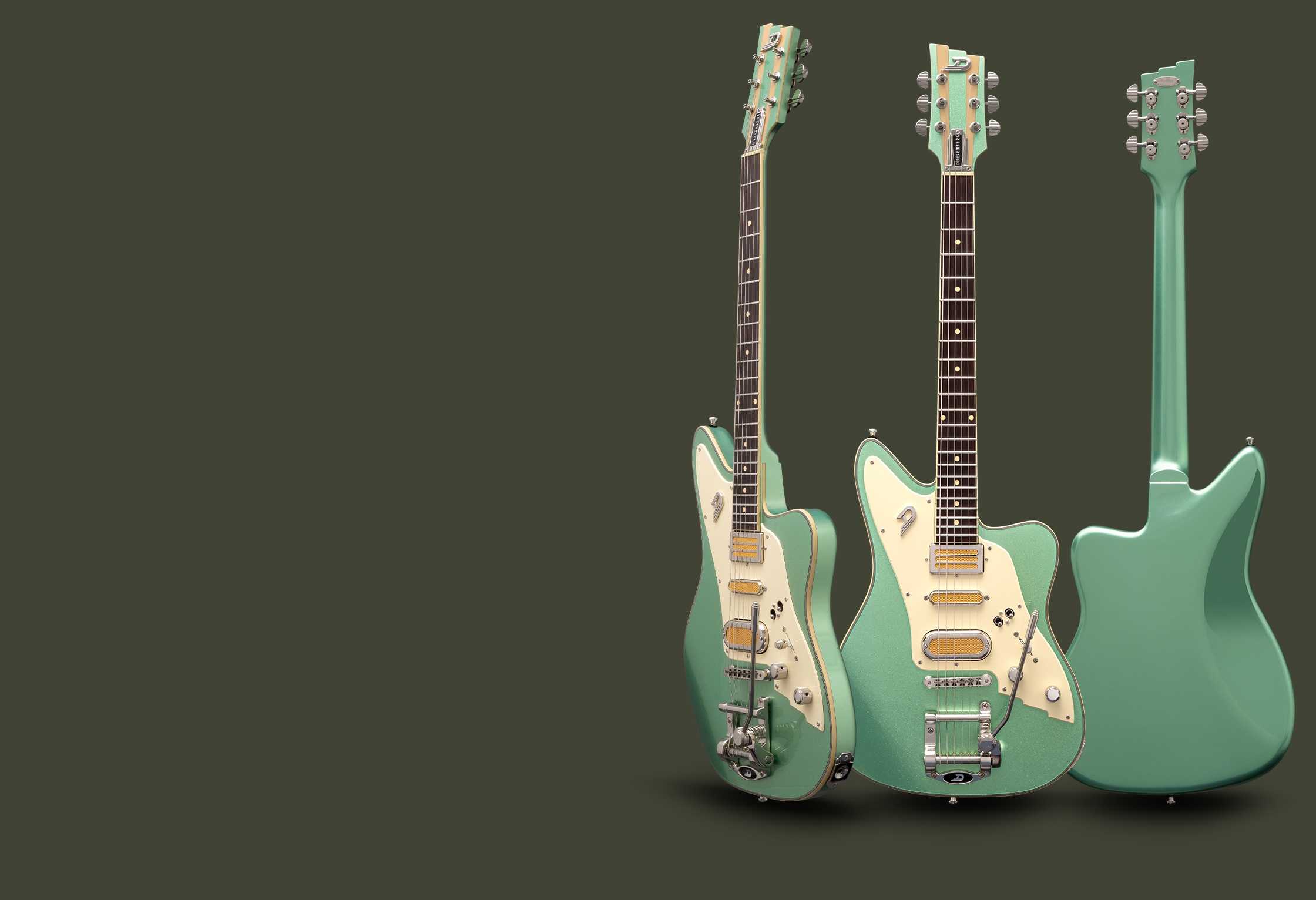 Duesenberg Alliance Series Joey Landreth Manitoba Green Limtited lineup