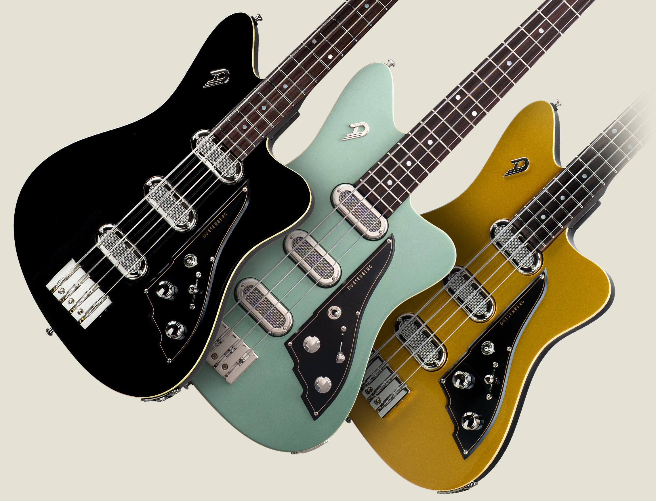 Mobile Header image for the Duesenberg Triton Bass on light background