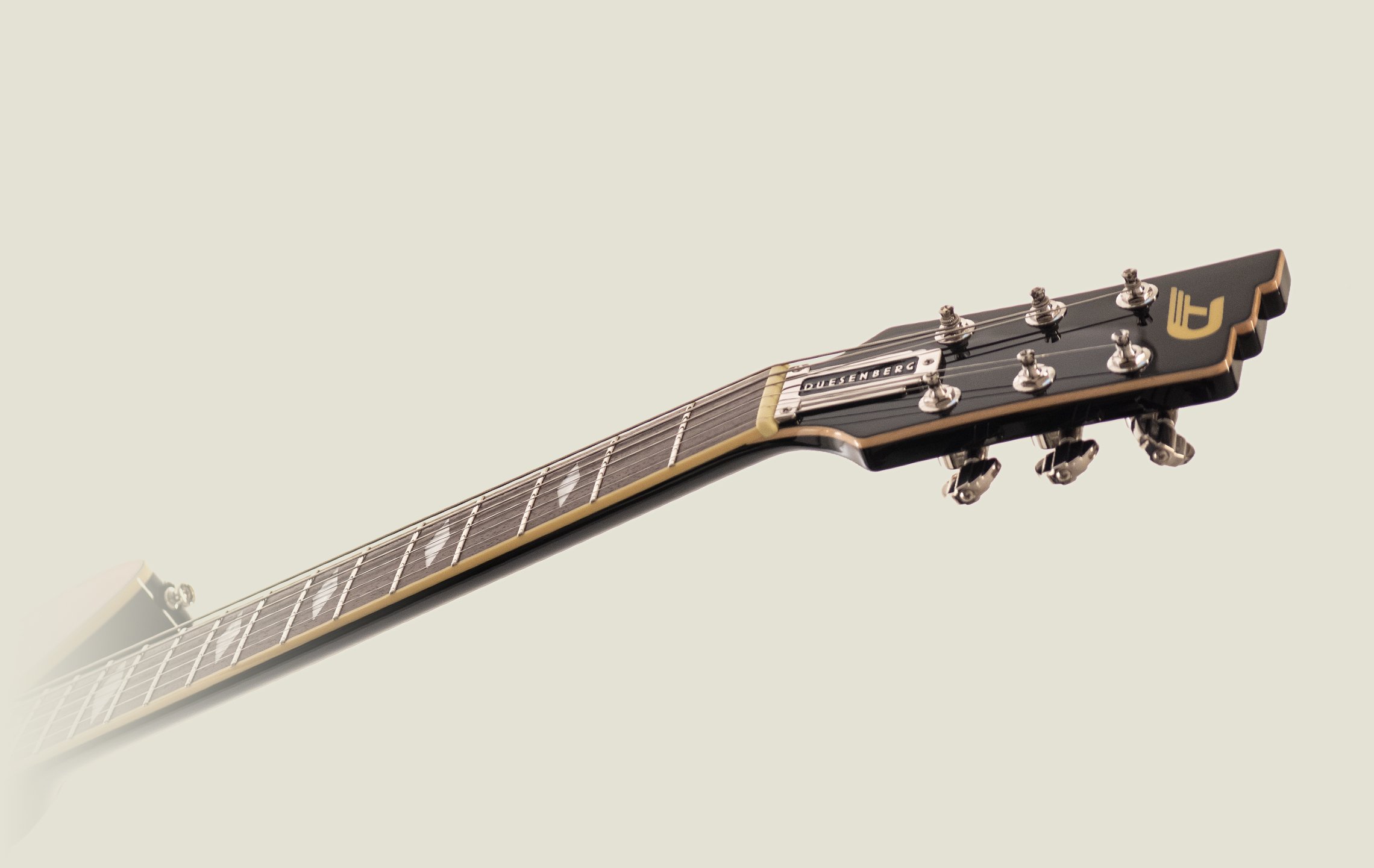 Image of the Headstock on the Duesenberg Paloma Series