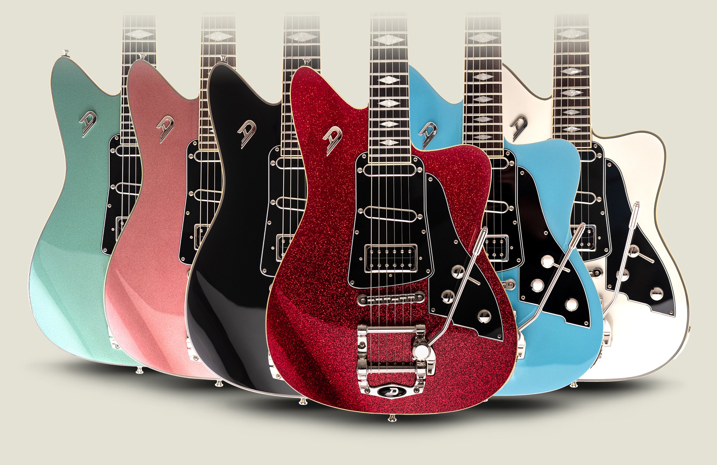 Image of all the available colors for the Duesenberg Paloma Series