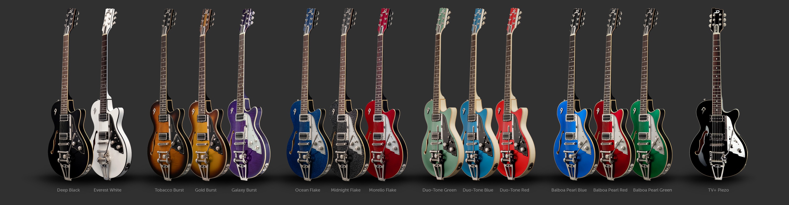 Full Line up of the Duesenberg Starplayer TV Standard family