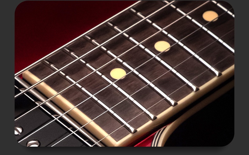 Duesenberg Starplayer TV Feature Gallery Plek Fretboard