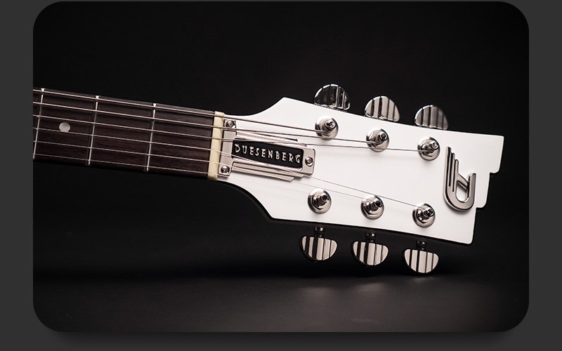 Duesenberg Starplayer TV Feature Gallery Headstock