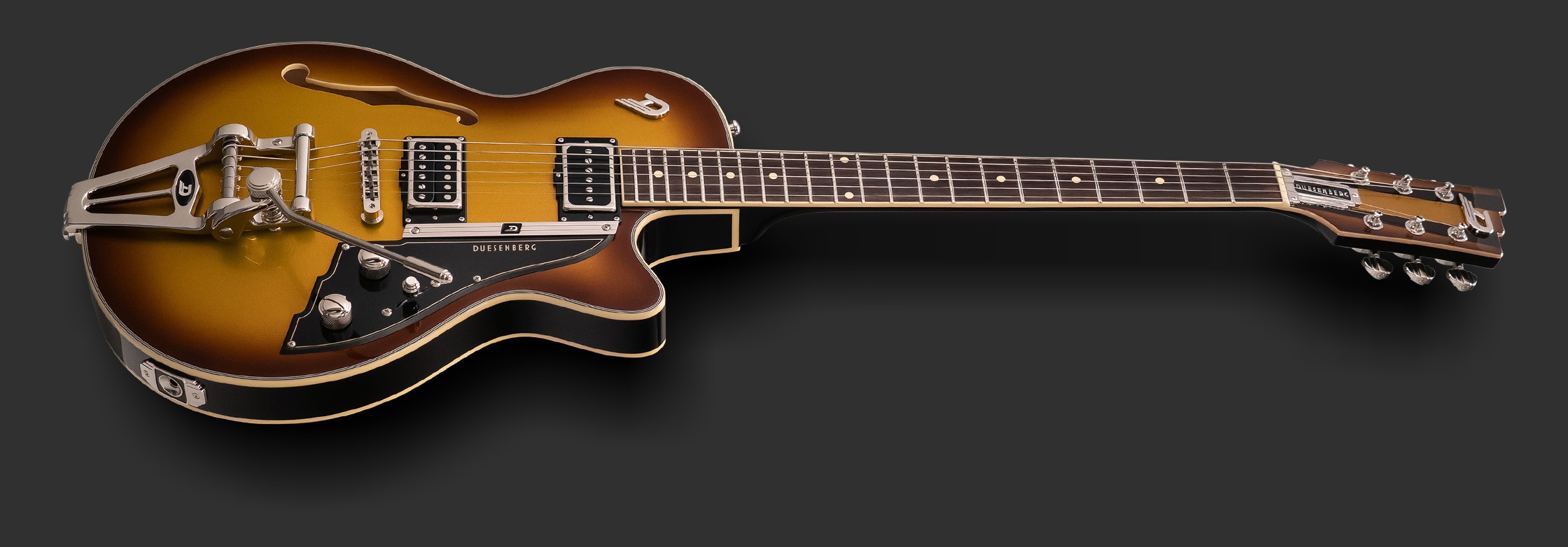 Product Photo of the Starplayer TV Gold Burst on Grey Background