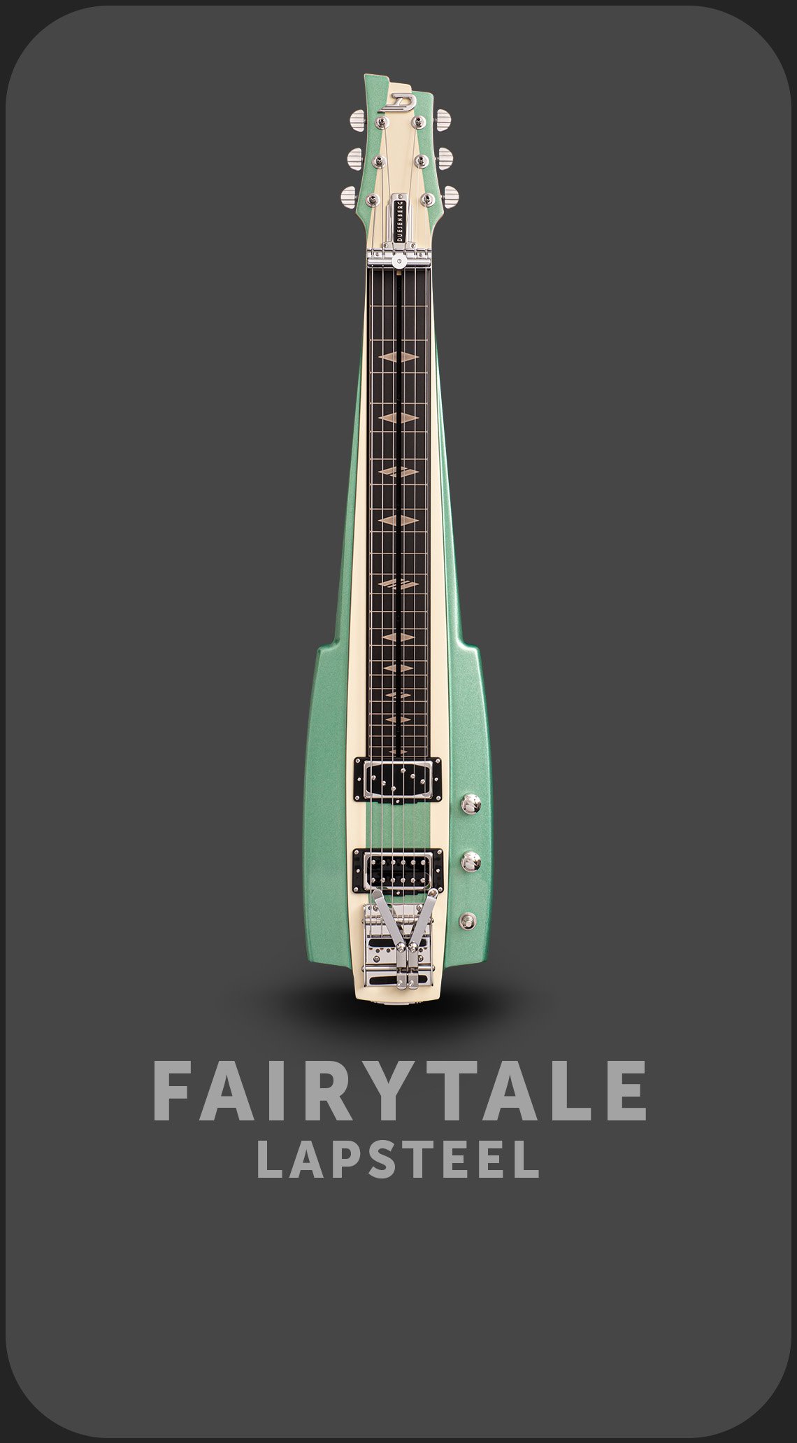 Overview Card for the Duesenberg Fairytale Lapsteel Harbor Green White